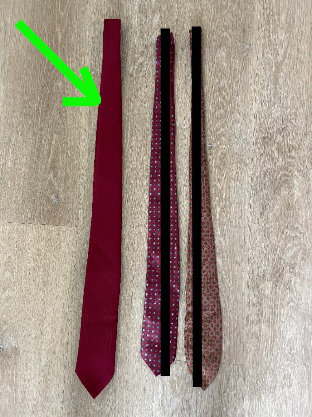 Burgundy Red Silk Men's Necktie 3-1/4in Formal